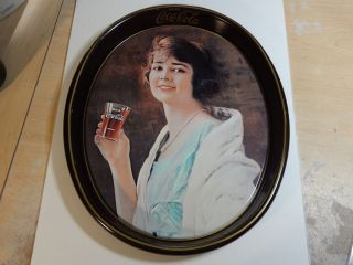 Drink Coca Cola (Taken From 1923 Advertisement) Oval Serving Tray