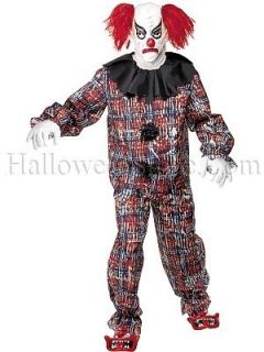 scary clown deluxe adult costume size medium
