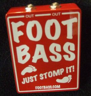   FOOTBASS ULTIMATE PORCHBOARD foot drum black shadow stomp bass box