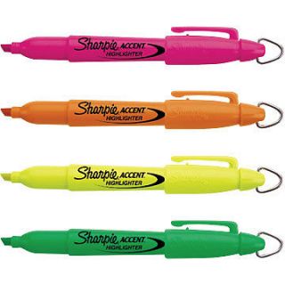 sharpie accent mini highlighters assorted 4 count new time left