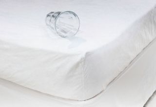 Terry toweling waterproof mattress protector single bed cover