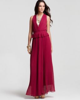 French Connection Womens Shelby Summer Maxi Dress Berry Pink Size 4 