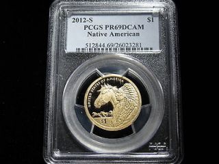 2012 S Sacagawea Native American Dollar PR69DCAM PCGS Proof 69 Deep 