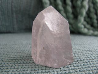NEW NATURAL BRAZILIAN LILAC AMETHYST FACETED POINT OBELISK