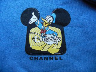 DISNEY CHANNEL Sweatshirt Donald Duck Walt Disney Mickey Mouse