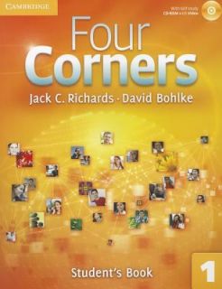 Four Corners Level 1 Students Book with Self study CD ROM by Jack C 