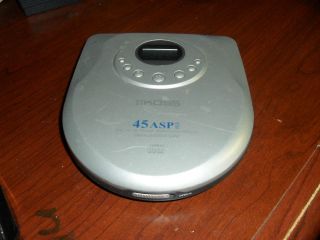 koss portable cd player silver model cdp2045 