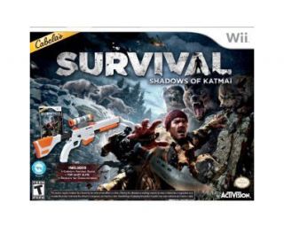Cabelas Survival   Shadows of Katmai Game Top Shot Gun Wii, 2011 