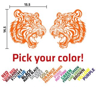 large tribal tiger decals stickers 13 5 x