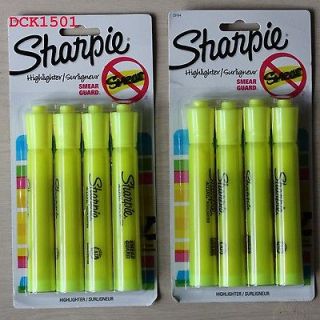 BRAND NEW Sharpie Accent Fluorescent Yellow Tank Style Chisel Tip 