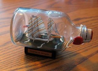 Ship in a Bottle CHARLES W. MORGAN Excellent New from England