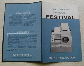airequipt festival slide projector user guide  10