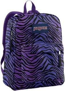 JanSport SuperBreak School Backpack Daypack Prism Purple Flashback 
