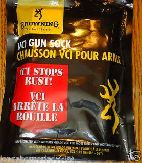 BROWNING VCI GUN RIFLE SHOTGUN SOCK CASE Vapor Corrosion Inhibitor 