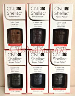 CND Shellac UV Gel   Choose Any Color from Winter 2012 Collections 