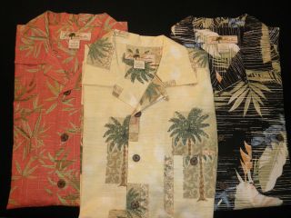 NWT $45 Mens Joe Marlin Vintage Style Hawaiian Tropical Shirt M XL 