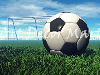 soccer ball canvas or print wall art more options size