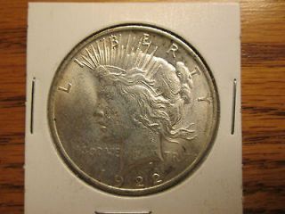 1922 peace liberty head silver dollar  34