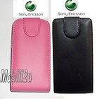   Cover Pouch For Sony Ericsson Mobile Black Pink Magnetic Case UK
