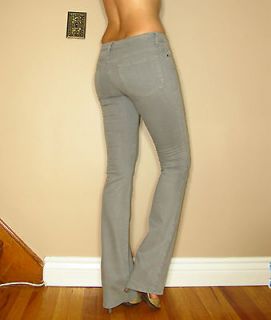 165 Rich&Skinny Soft Gray Color Slim Boot Leg Low Rise Stretch Jeans 