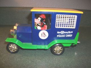 Vintage Walt Disney World Goofy Police Chief Car Truck Marx Toys