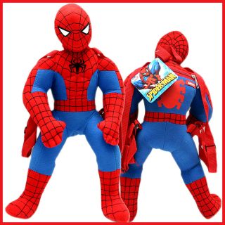 marvel spider man action plush doll backpack bag 18 one