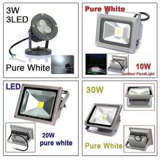   30W White High Power Led Flood Wash Light Lamp Outdoor Waterproof New