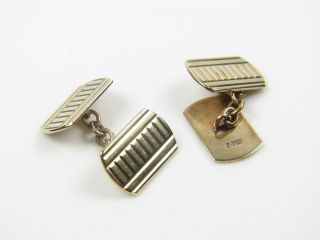 gents 9ct gold cufflinks from united kingdom 