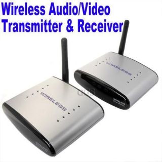   Audio Video AV Transmitter 1x Sender & 3x Receivers TV IR Remote