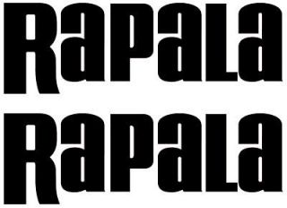 NEW RAPALA PAIR OF 2 FISHING BOAT DECALS STICKERS