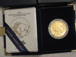 2006 W $50 GOLD AMERICAN BUFFALO PROOF COIN AS IT CAME FROM THE MINT $ 