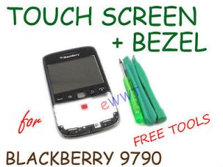 Replacement Black LCD Touch Screen w/Frame+Tool for Blackberry 9790 