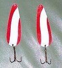   EPPENGER DARDEVLE RED WHITE WEEDLESS SPOON UNOPENED PACKAGE 1oz