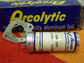Arcolytic 250mfd 50v Can Capacitor Aluminum Electrolytic Filter 250UF 