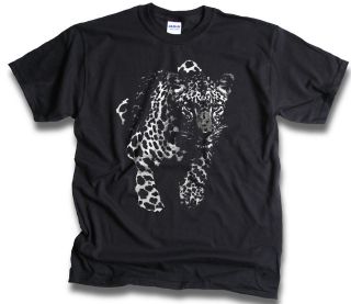 Mens Womens Wild Snow leopard Wildlife Animal T Shirts Sm 3XL