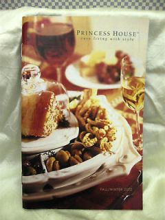 Princess House Fall / Winter 2002 Catalog Book GOODCOND
