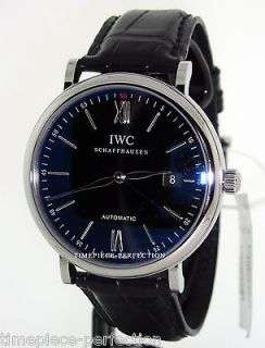 IWC Portofino Automatic 40mm IW356502 3565 02 Mens Watch Black