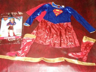 Rubies Supergirl Costume Size Large 12 14 Fits 8 10 Year Olds