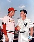   MICKEY MANTLE FAVORITE PLAYER STAN MUSIAL CARDINALS TOGETHER