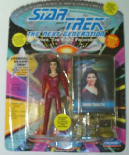 Star Trek TNG COUNSELOR TROI Red Suit Playmates 1993 MOC Next 