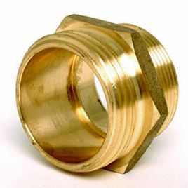 FIRE HOSE/HYDRANT HEX ADAPTER 1 1/2 Male NPT x 1 1/2 Male NST