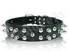 spiked studded leather dog collar spikes m l xl pink