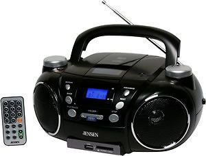   PORTABLE /CD Player*with CASSETTE RECORDER*RADIO & USB INPUT*BLACK