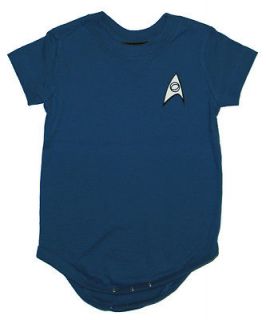 star trek starfleet science spock uniform creeper romper more options