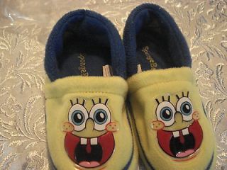 sponge bob square pants slippers sz medium 9 10 used