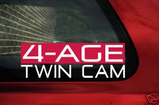   Cam sticker for Toyota AE82, AE86, AE92 Corolla / Sprinter Trueno JDM