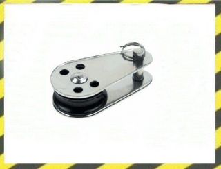 25mm Stainless Steel marine grade PULLEY BLOCK With Nylon Sheave 