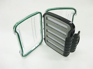 Waterproof fly fishing box (Double side form,Size5x4x1 5/8H)