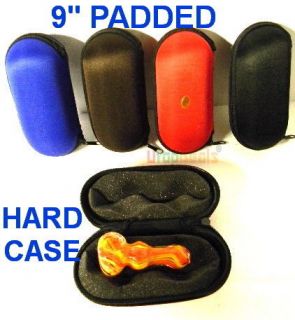   POUCH PROTECTIVE TRAVEL HARD STORAGE CASE FOR GLASS SMOKING PIPE