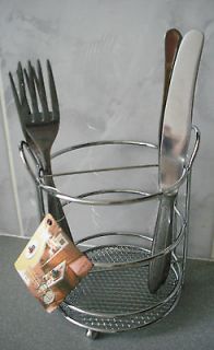   steel utensil holder in Kitchen Storage & Organization